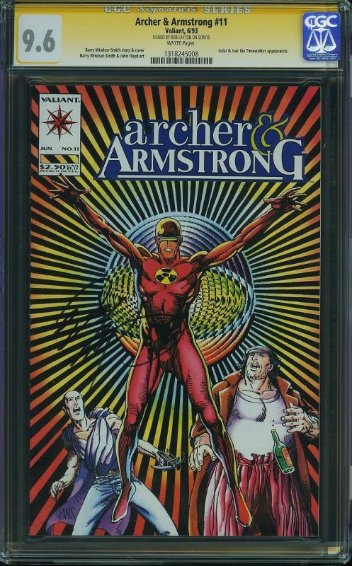 Archer & Armstrong #11 (1993) CGC 9.6 NM+ CGC SIGNATURE SERIES: BOB LAYTON