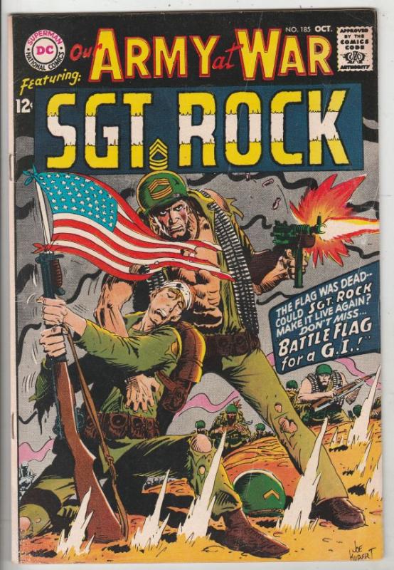 Our Army at War #185 (Oct-67) FN/VF+ Mid-High-Grade Easy Company, Sgt. Rock