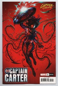 Captain Carter #1 Jen Bartel Carnage Forever Variant Marvel 2022 NM