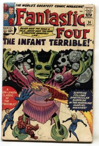 FANTASTIC FOUR #24-Jack Kirby-Silver-Age comic book 1963