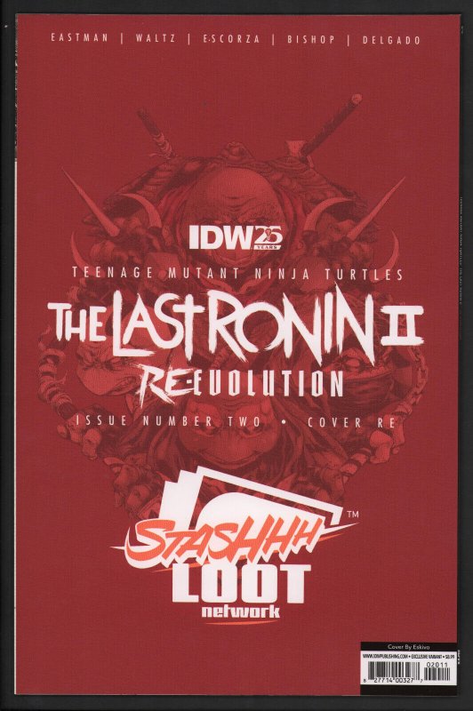 TMNT: The Last Ronin II: Re-Evolution #2 (NM) Signed by Eskivo & Jem - 2024