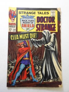 Strange Tales #154 (1967)  GD/VG Condition moisture stains