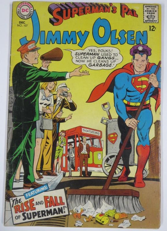 SUPERMAN'S PAL, JIMMY OLSEN #107 VG+ DC COMICS