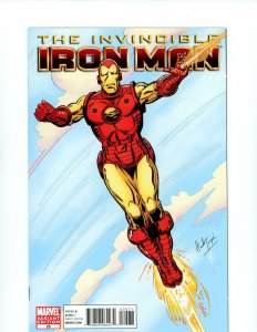 Invincible Iron Man  #25 - Herb Trimpe 1:50 Cover Variant (9.2 OB) 2010