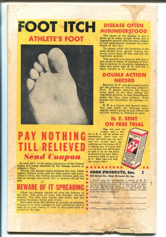 WITCHES TALES #14 1952-HARVEY-PRE-CODE HORROR-BOB POWELL-MONSTER COVER-vg/fn