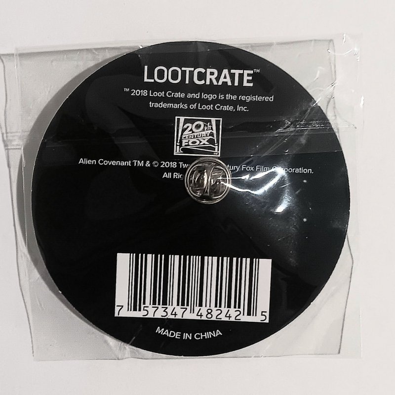 INVADERS LOOTPIN | ALIEN COVENANT | TWENTIETH CENTURY FOX | LOOTCRATE 2018 | NIB