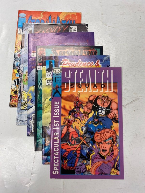 6 IMAGE comic books Storm Watch Entropy Tales Wildcore Spartan Prudence 34 KM39