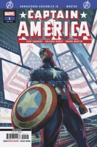 Captain America #1 Ben Harvey 3rd Printing Variant Marvel Prh Comic Book