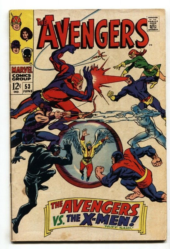 Avengers #53 1968 X-Men crossover-Magneto comic book