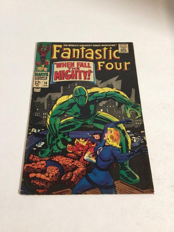 Fantastic Four 70 Vg/Fn Very Good/Fine 5.0 Marvel Comics Silver Age