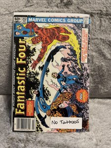 Fantastic Four #252 (1983) NO TATTOOZ