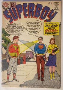 Superboy 98 1st appearance of Ultra Boy cover & 1st wrap detached from staple