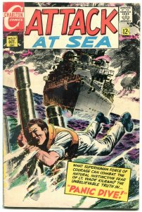 Attack at Sea #5 1968- Charlton Comics- Panic Dive VG/F