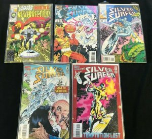 SILVER SURFER 5PC LOT (VF) +WARLOCK!! 1995