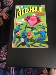 Blackhawk #168 (1962) 1st whirling dervish machine, Blackhawk museum! FN- Wow!