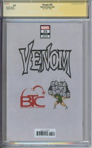 Marvel Comics Venom #25 (B) CGC Signature Series 9.8 Signed By Kael NGU