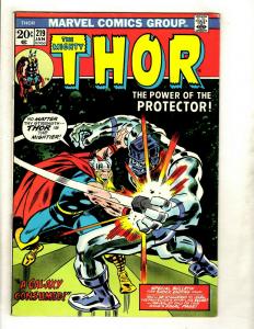 Lot Of 6 Mighty Thor Marvel Comic Books # 214 215 216 217 218 219 Odin Loki GK4