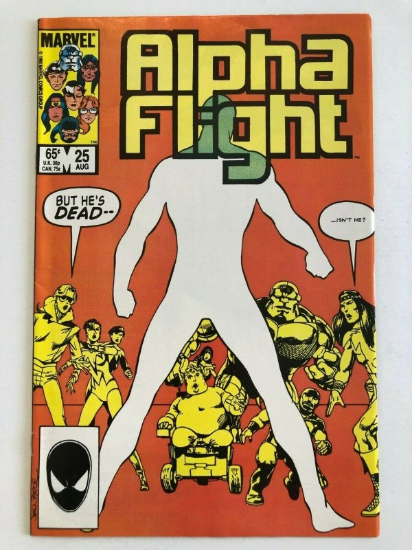 Alpha Flight #25 Marvel 1985 VF+