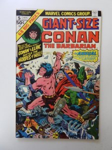 Giant-Size Conan #5  (1975) VF/NM condition