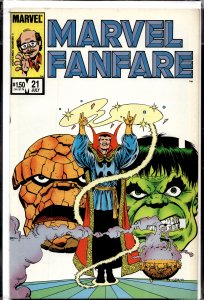 Marvel Fanfare #21 (1985) The Thing