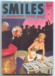 Smiles #31 June 1949- Spicy Jokes Gags & Good Girl art