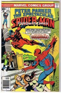 SPECTACULAR SPIDER-MAN #1, VF, Tarantula, Orgin, 1976, more SM in store