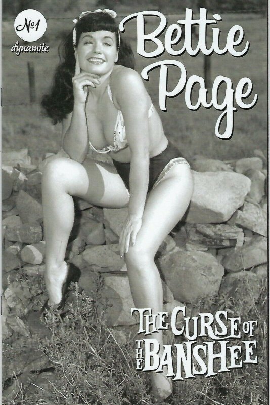 Bettie Page Curse of the Banshee # 1 B&W Photo Variant Cover !!!   NM 