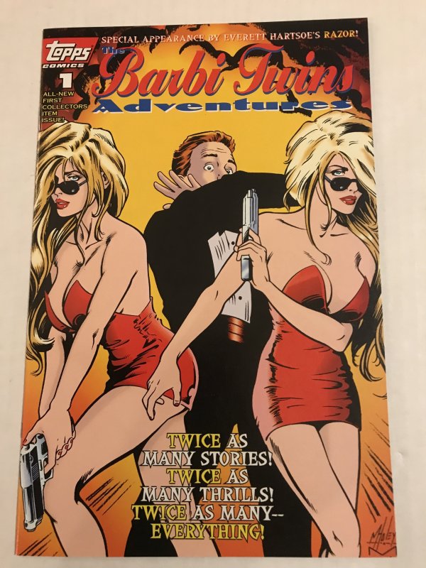 Barbi Twins Adventures #1 : Topps 7/95 NM; Newsstand Variant, Peter Hsu art