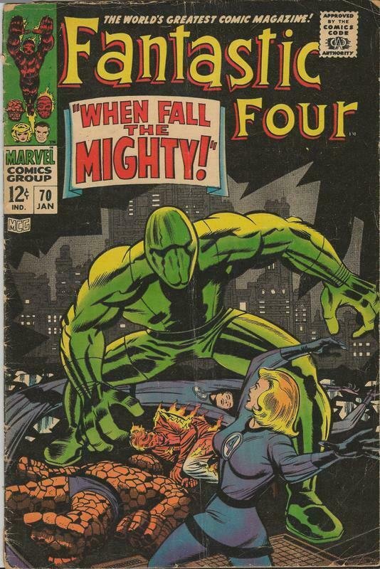 Fantastic Four #70 ORIGINAL Vintage 1968 Marvel Comics Jack Kirby 