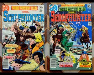 WEIRD WESTERN TALES #47, 49 (DC 1978) Featuring SCALPHUNTER High Grade Set of 2