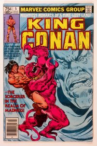King Conan #5 Newsstand (1981)