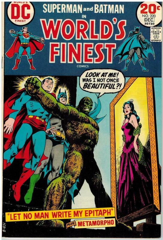 WORLDS FINEST 220 VF-NM Dec. 1973 COMICS BOOK