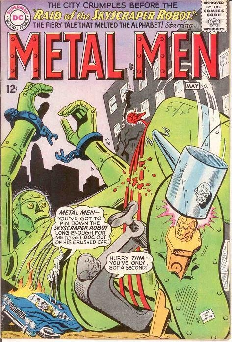 METAL MEN 13 FINE   May 1965 COMICS BOOK