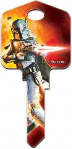 Star Wars Key Blanks SC1 Schlage, Boba Fett