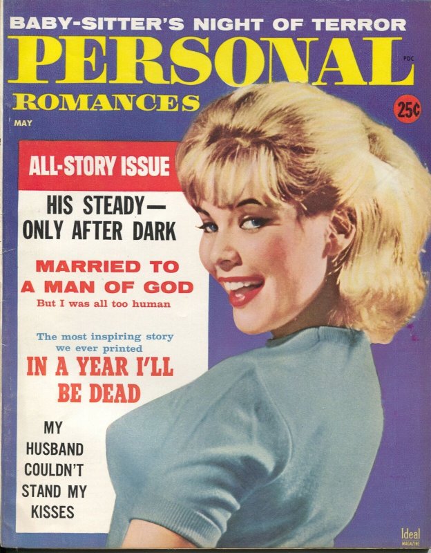 Personal Romances 5/1960-Ideal-spicy Robert Scott cover-pulp thrills-VF