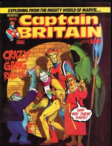 Captain Britain #2 ~ UK / Law and Disorder ~ 1985 (7.0) WH