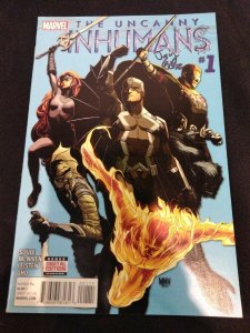 The Uncanny Inhumans #1 SIGNED BY JAY LEISTEN