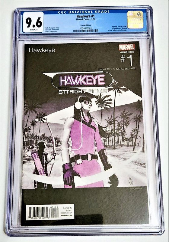 Hawkeye #1 CGC 9.6 Hip Hop Variant FREE SHIPPING