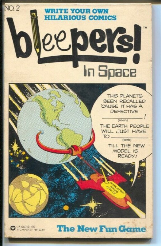 Bleepers! In Sci-Fi #1 1980-DC-Adam Strange-fill in blanks to complete story-VG