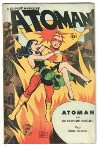 Atoman #2 (1946) Jerry Robinson artwork