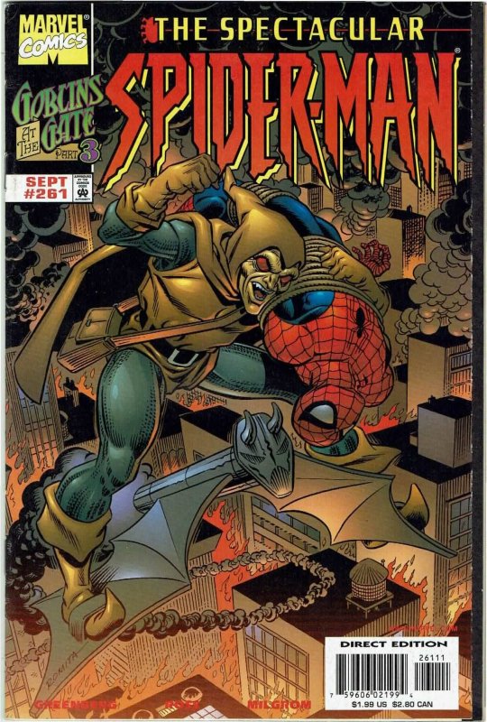 Spectacular Spider-Man #261 (1988 v1) Green Goblin Hobgoblin FN+