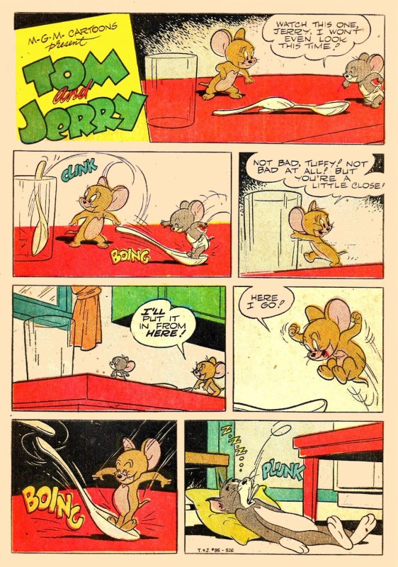 2 TOM AND JERRY COMICS #94 & 95 (1952) 5.0 VG/FN  Lots of MGM Characters!