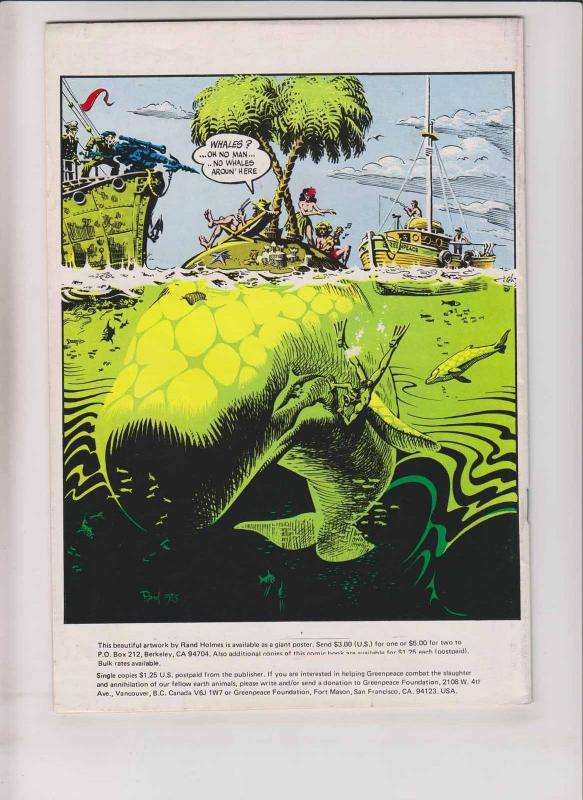 Slow Death #8 FN greg irons SPECIAL GREENPEACE ISSUE william stout boxell