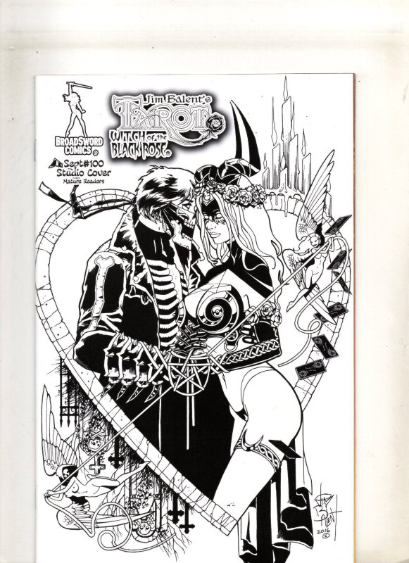 Tarot: Witch of the Black Rose #100 Studio Cover(2016) Comic Book Grade NM+ 9.6
