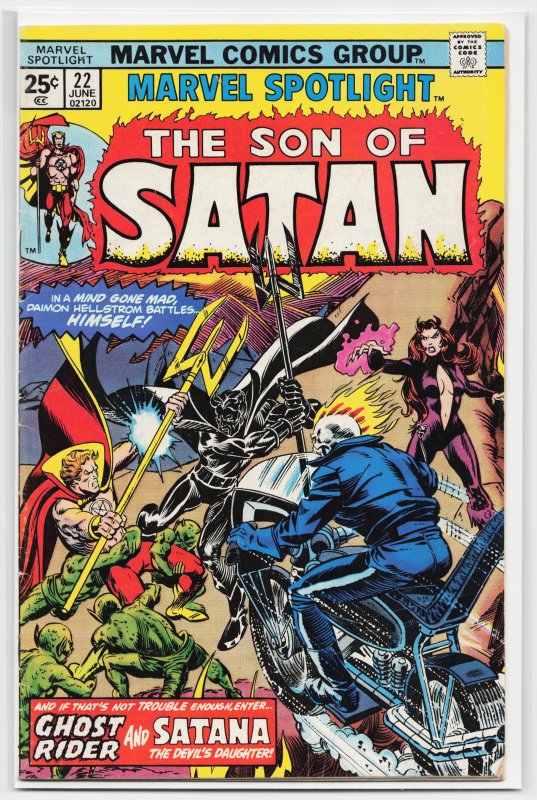 Marvel Spotlight #22 (1975) Son of Satan