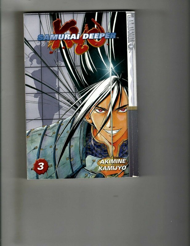 6 Samurai Deeper Tokyopop Manga Books # 1 2 3 4 5 6 Akimine Kamijyo Action BC3 