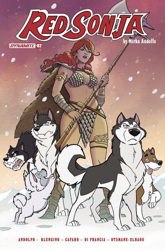 RED SONJA (2021) #2 CVR O FOC BONUS FLEECS & FORSTNER ORIGINAL ARTWORK