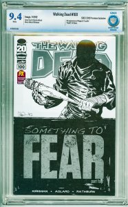 The Walking Dead #100 (2012) CBCS 9.4! SDCC 2012 Previews Exclusive!