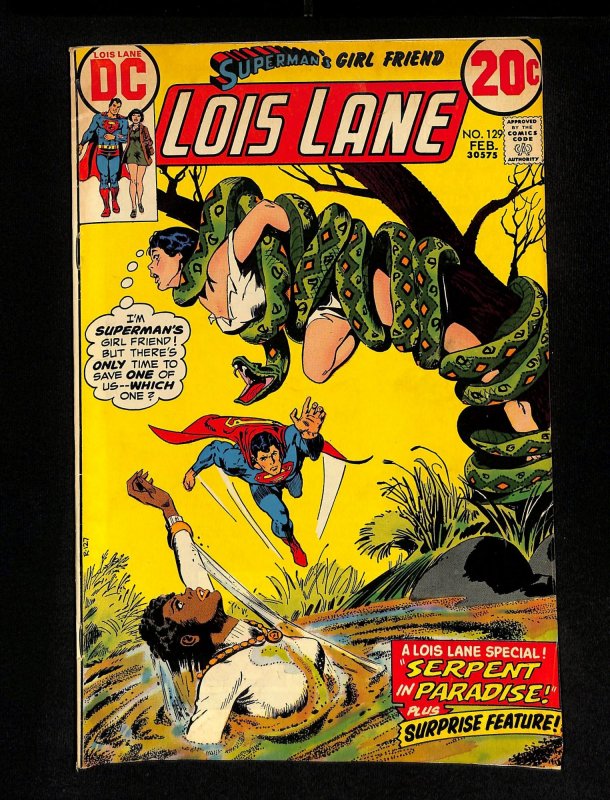 Superman's Girl Friend, Lois Lane #129