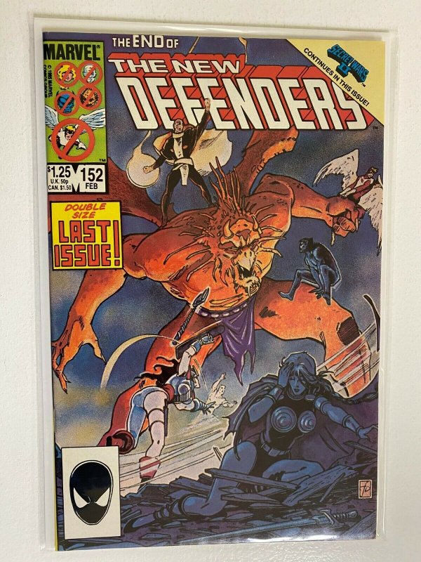 The New Defenders #152 Direct Edition Last Issue 8.0 VF (1986) 